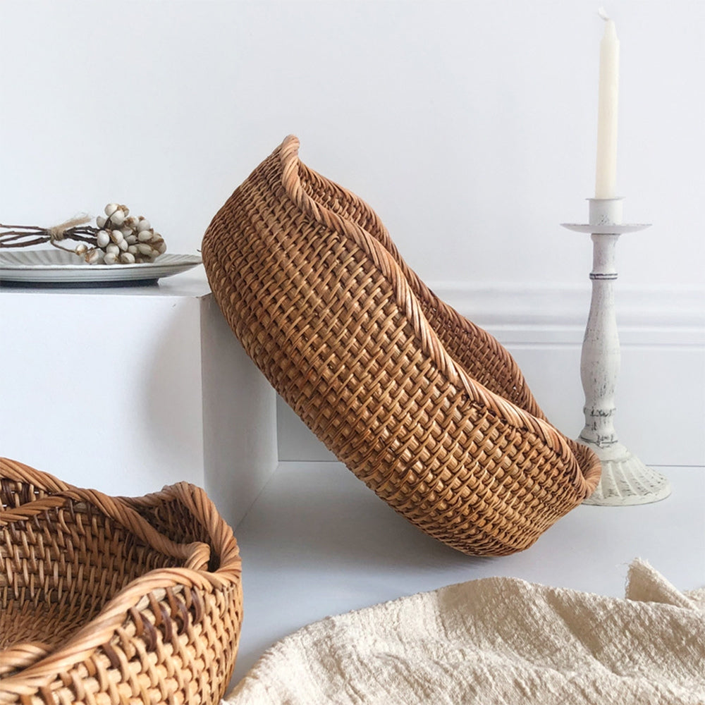 Nordic Handwoven Rattan Baskets