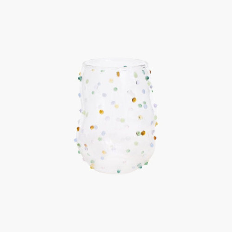 Sugar Coated Confetti Handmade Glass Confetti Short cup