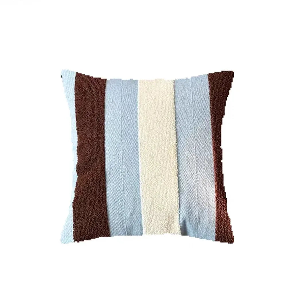 Summer Tufted Decorative Pillow Blue