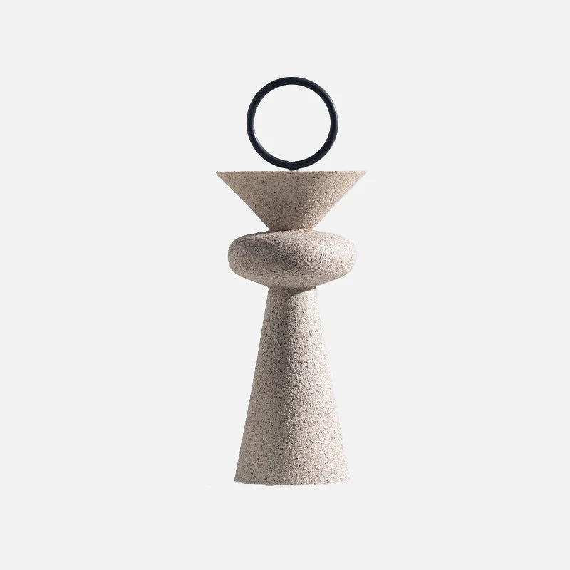 Sun Tribute Sandstone Statue Ring