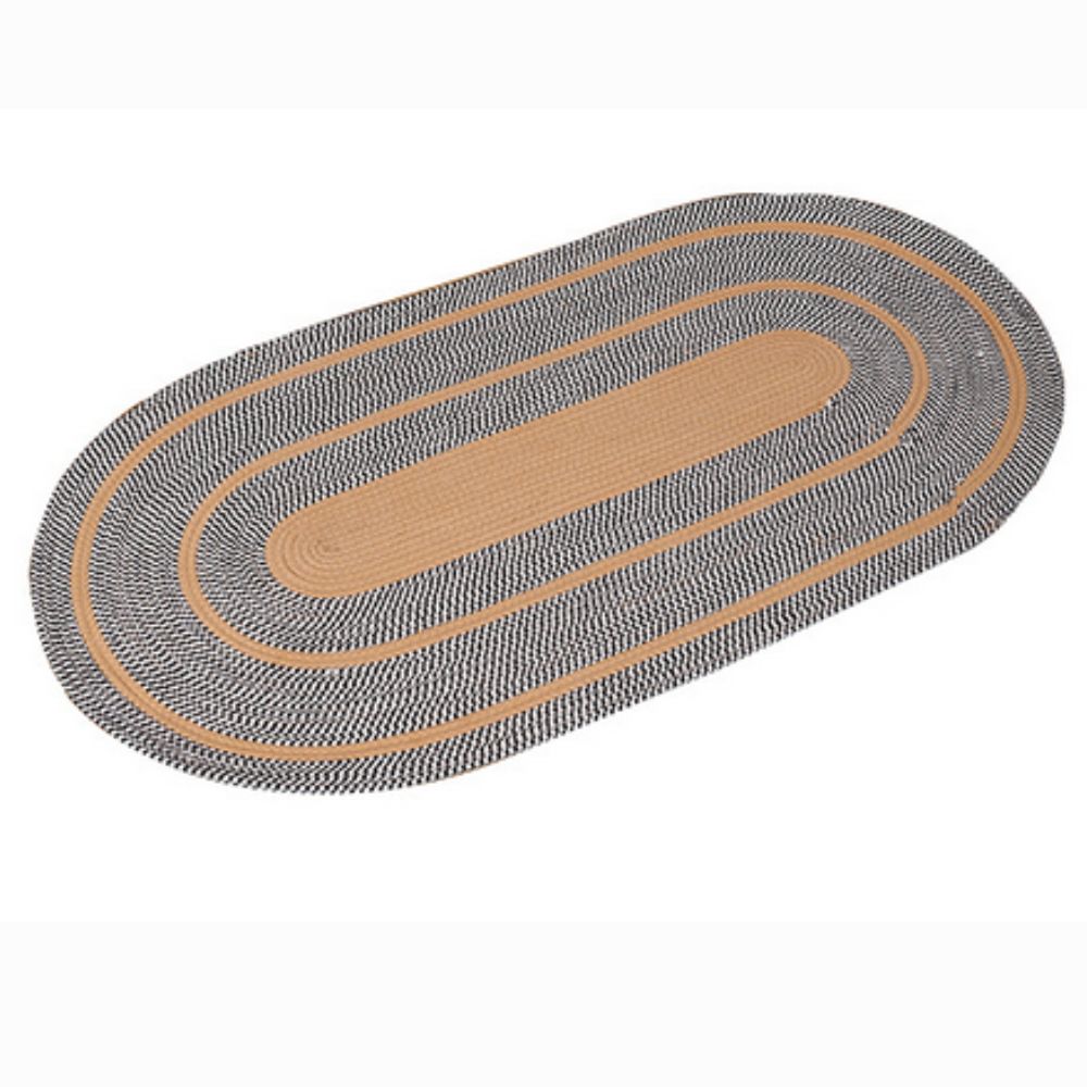 Sun Spiral Oval Boho Rug Harvest Weave