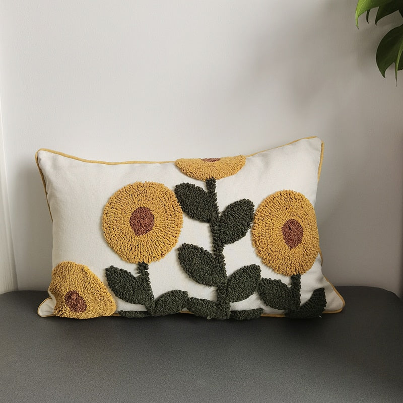 Sunflower Pillow Cover