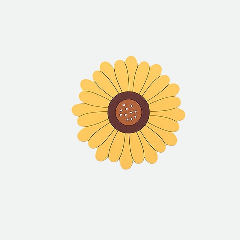 Sunflower Shape Coffee Coaster