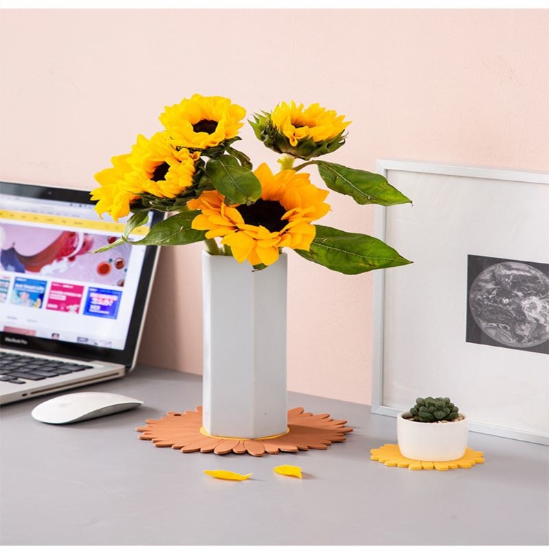 Sunflower Shape Coffee Coaster
