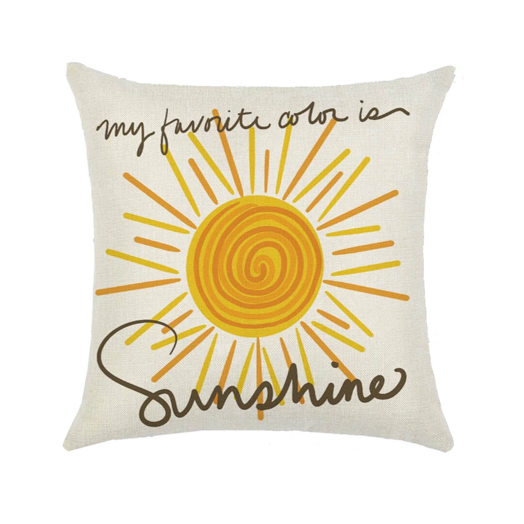 Bee Sunshine Cushion Covers Sun
