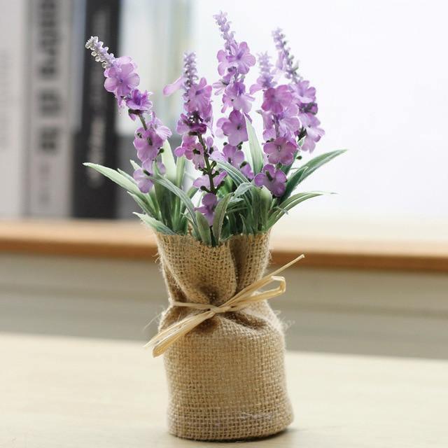 Surrey Compact Magnetic Plants Purple Geranium + Lavender