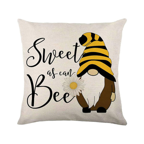 Bee Sunshine Cushion Covers Honey