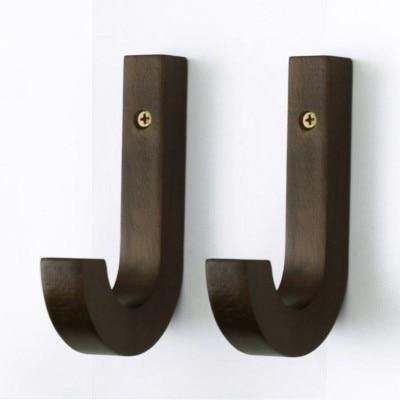 Functional Birch Wall Hangers SaddleBrown Two