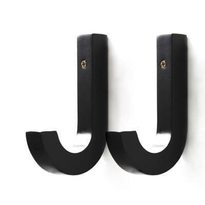 Functional Birch Wall Hangers Black Two