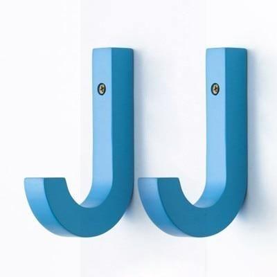 Functional Birch Wall Hangers DeepSkyBlue Two