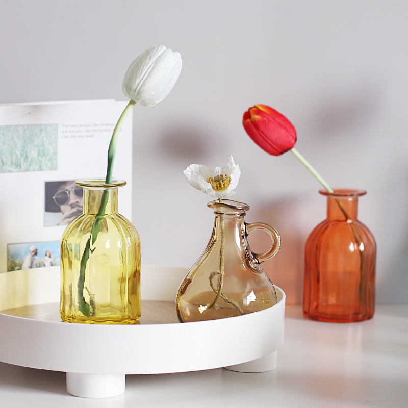 Sylvie Glass Flower Vase