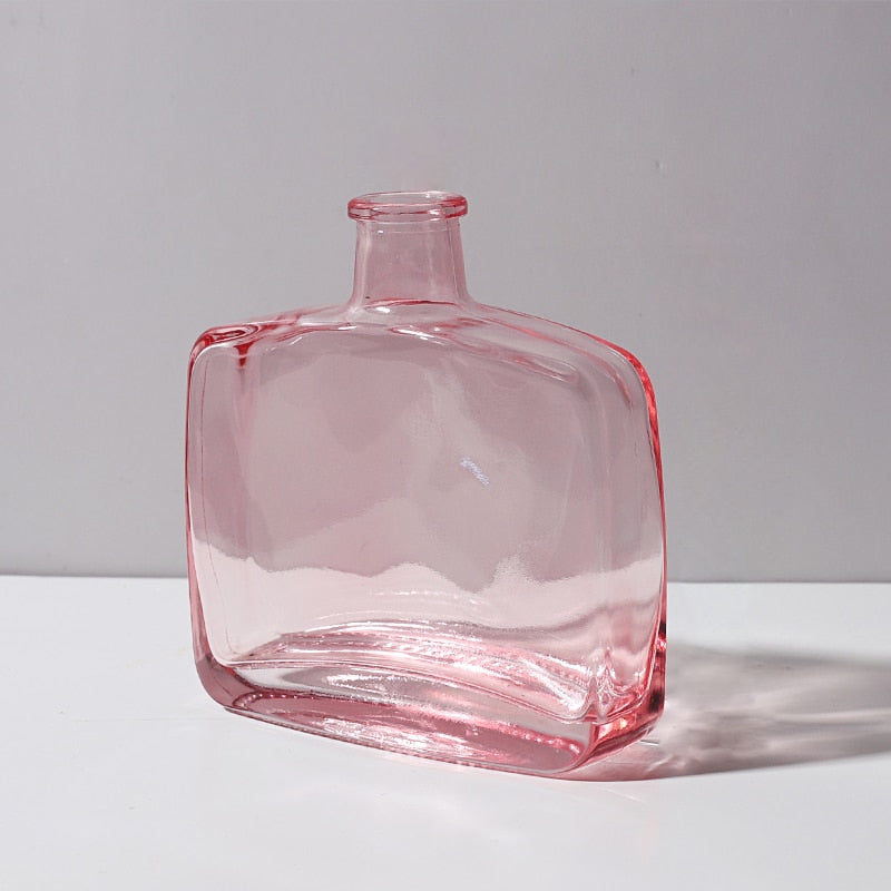 Sylvie Glass Flower Vase Pink