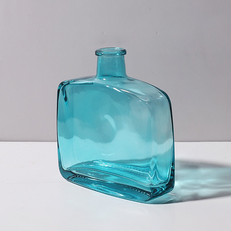 Sylvie Glass Flower Vase Blue
