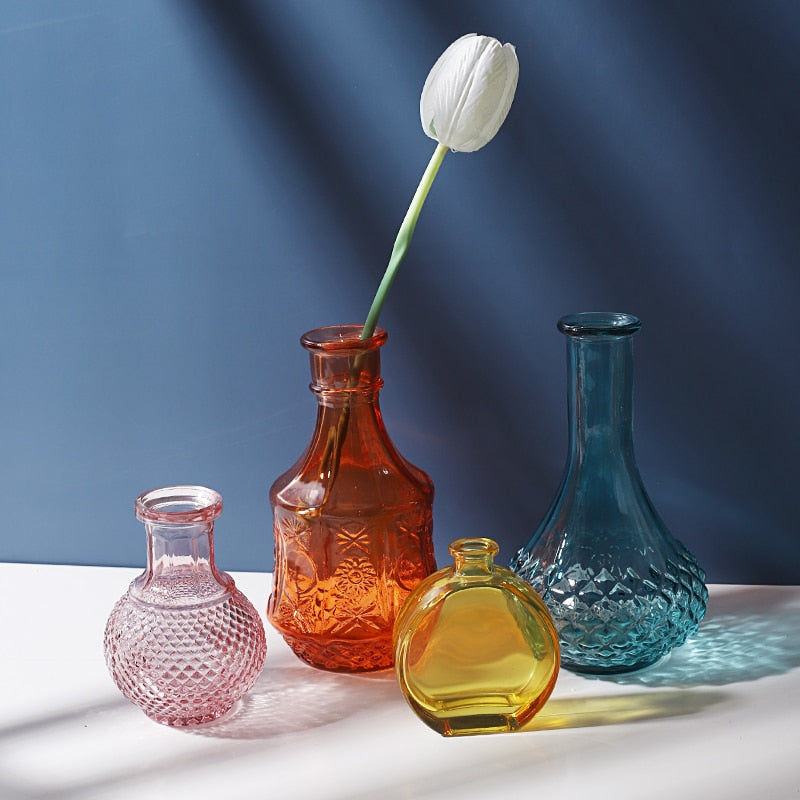 Sylvie Glass Flower Vase