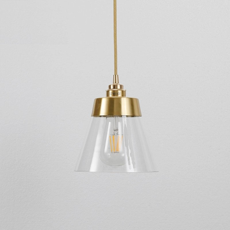 Symphony Glass & Brass Pendant Lights - Final Sale