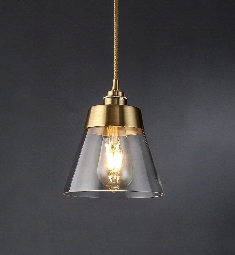 Symphony Glass & Brass Pendant Lights - Final Sale