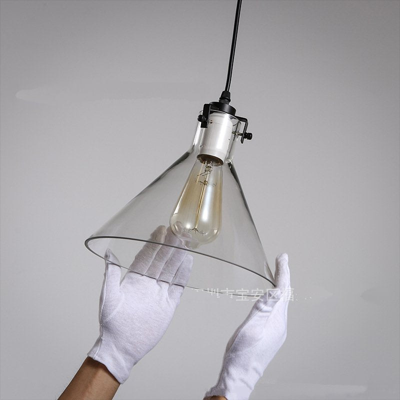 Tao Clear Glass Hanging LED Pendant Light