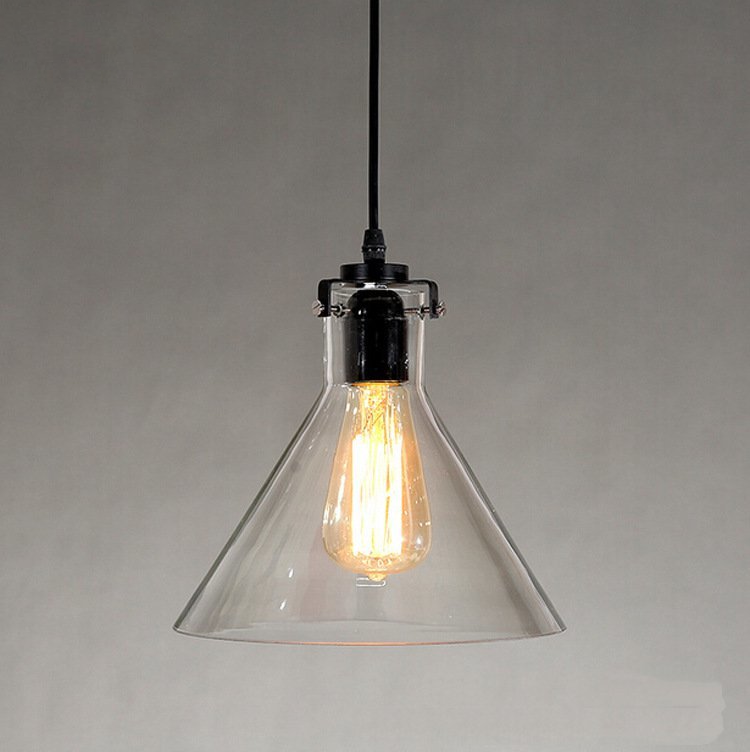 Tao Clear Glass Hanging LED Pendant Light