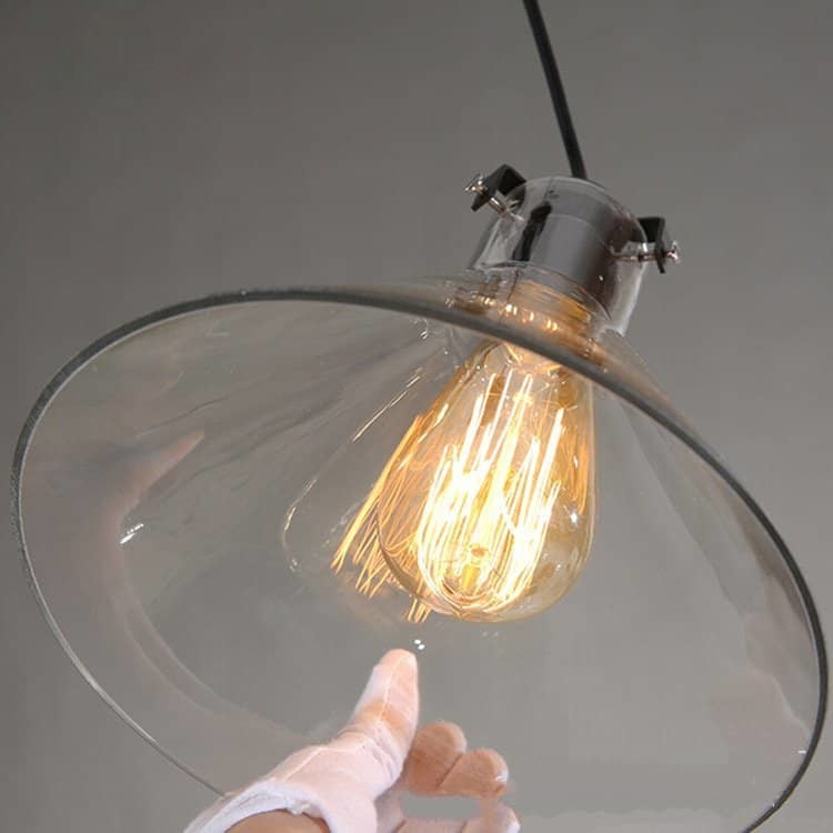 Tao Clear Glass Hanging LED Pendant Light