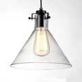 Tao Clear Glass Hanging LED Pendant Light