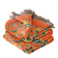 Terracotta Reversible Blanket Couch Throw