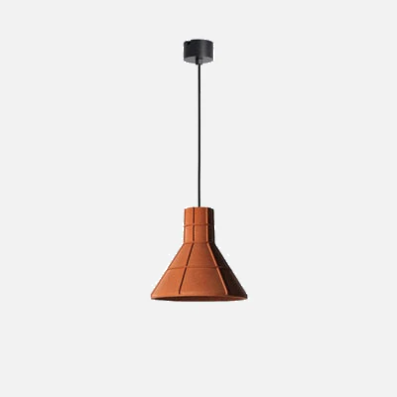 Terracotta Hut Cement Pendant LED Light - Final sale