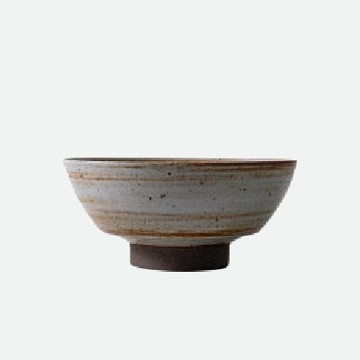 Terre Ceramic Porcelain Dinnerware Bowl Large