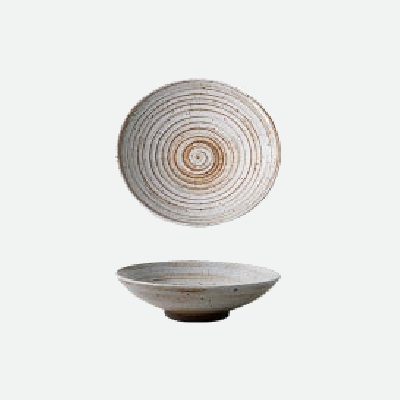 Terre Ceramic Porcelain Dinnerware Plate Small