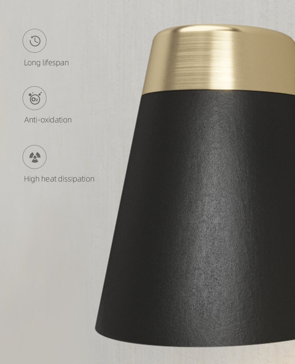 Thome Black & Gold Wall Lamp
