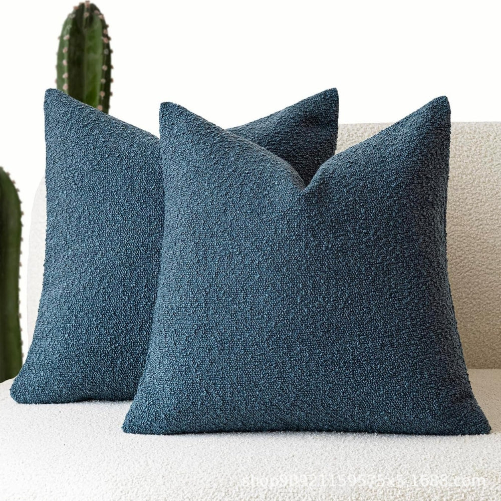 Timeless Boucle Cushion Cover Navy