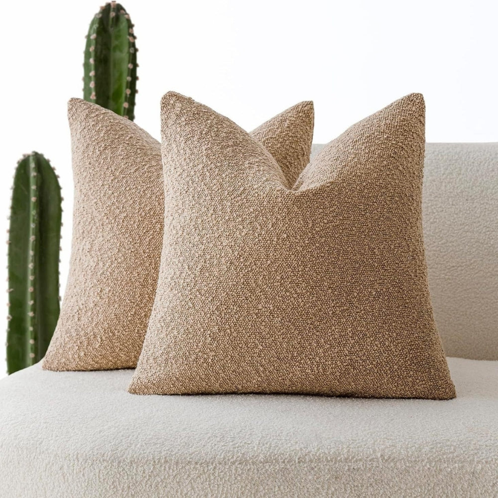 Timeless Boucle Cushion Cover Brown