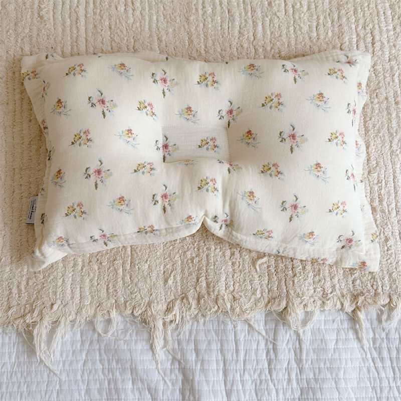 Cotton Muslin Toddler Pillow Azalea