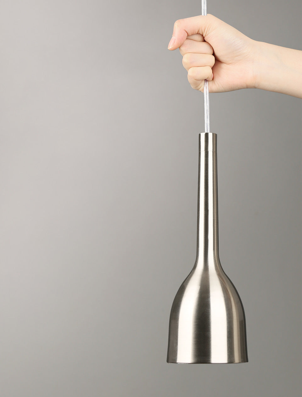 Token Nickel Anti-Glare LED Pendant Light - Final Sale