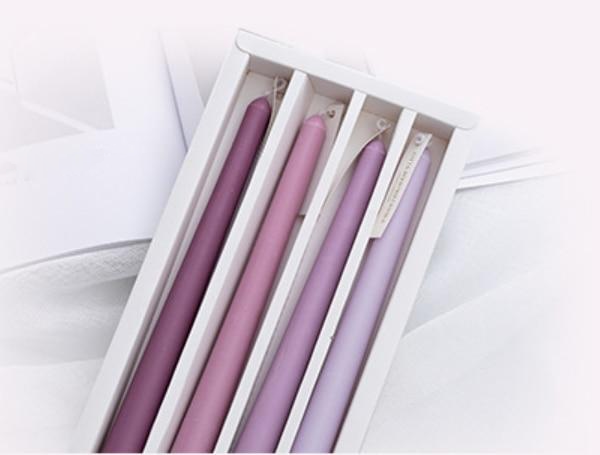 Tonal Scented Soy Wax Candles Violet Gradient
