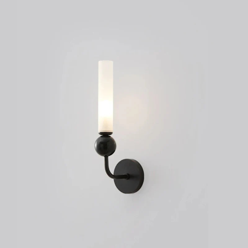 Tovar Marble Wall Lamp Black Curve