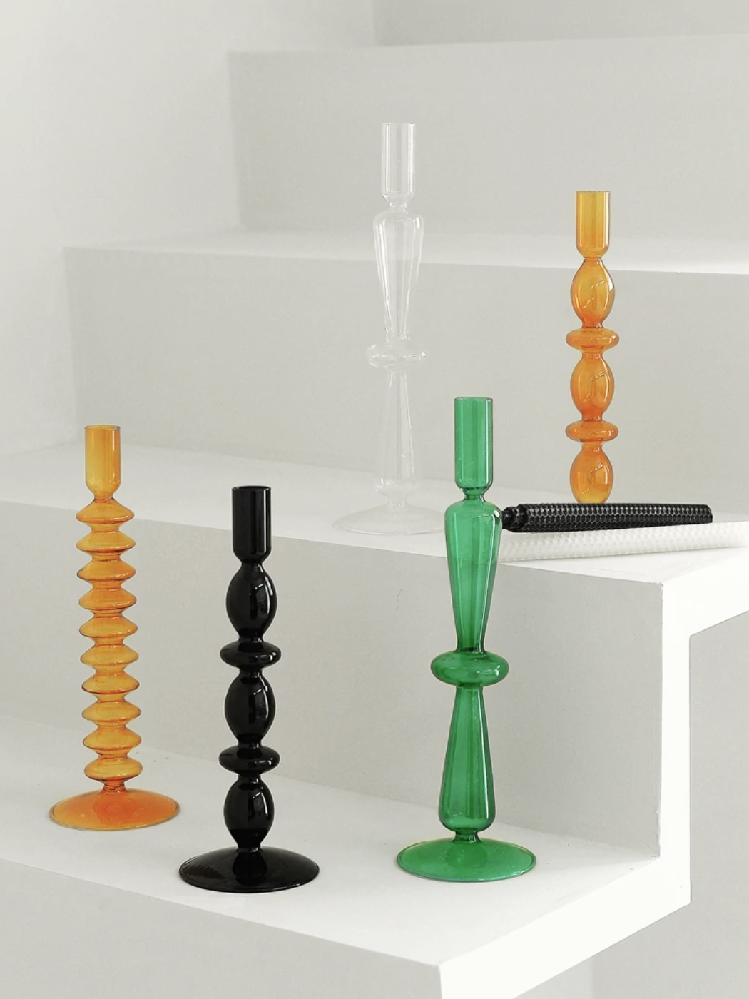 Trampoline Glass Candle Holders - Final Sale