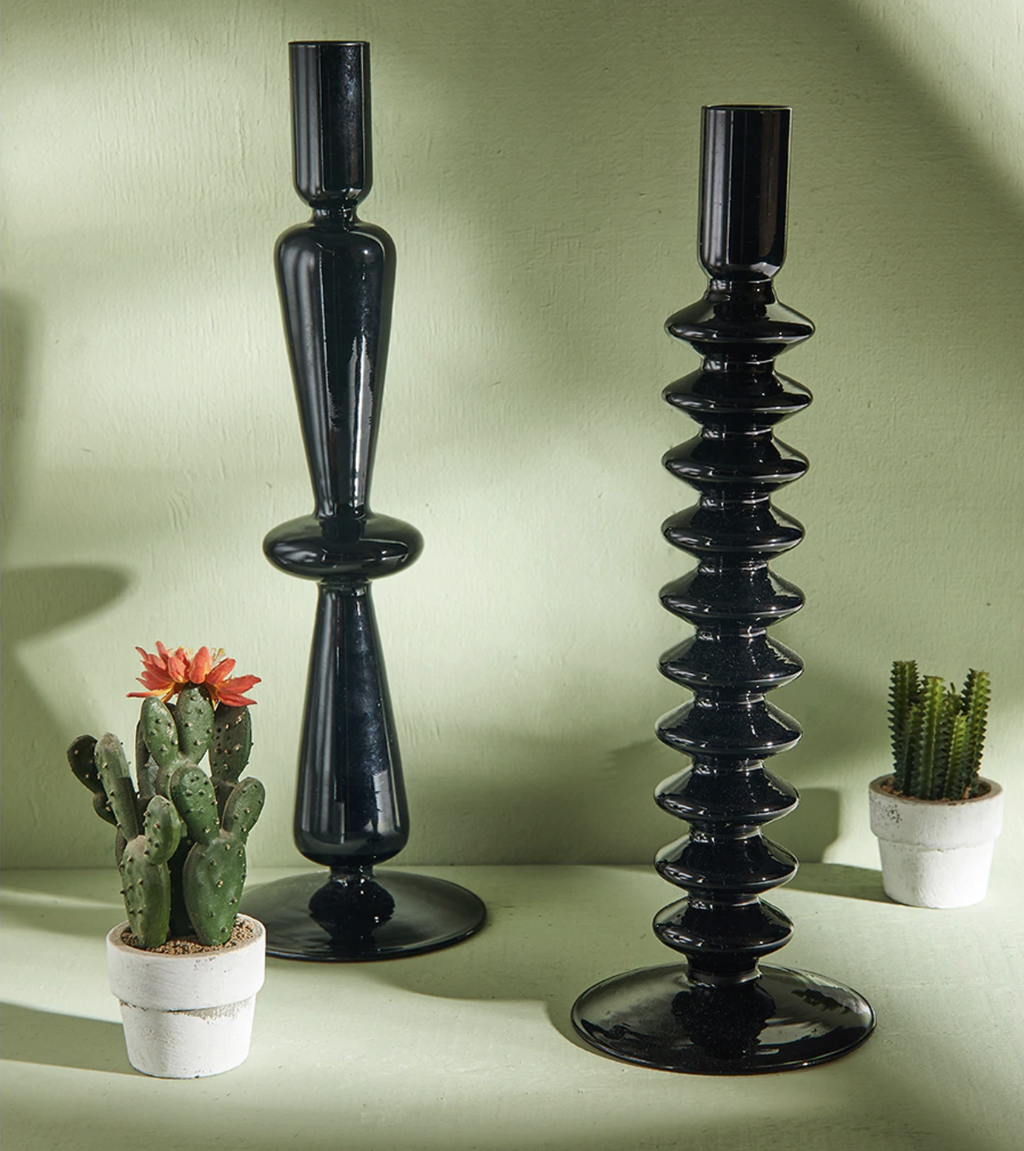 Trampoline Glass Candle Holders - Final Sale