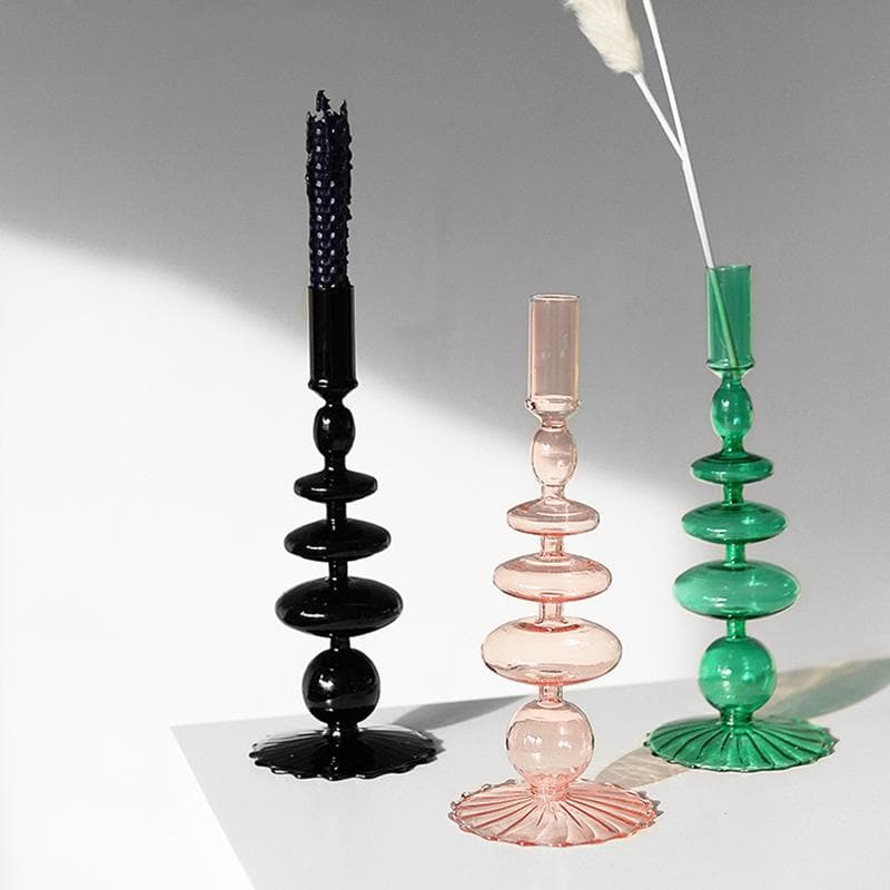 Trampoline Glass Candle Holders - Final Sale