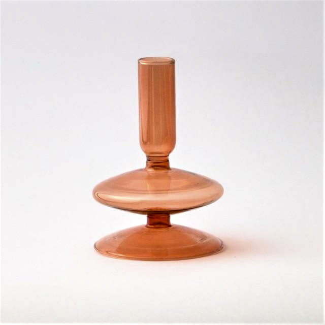 Trampoline Glass Candle Holders - Final Sale Trumpetin Brown