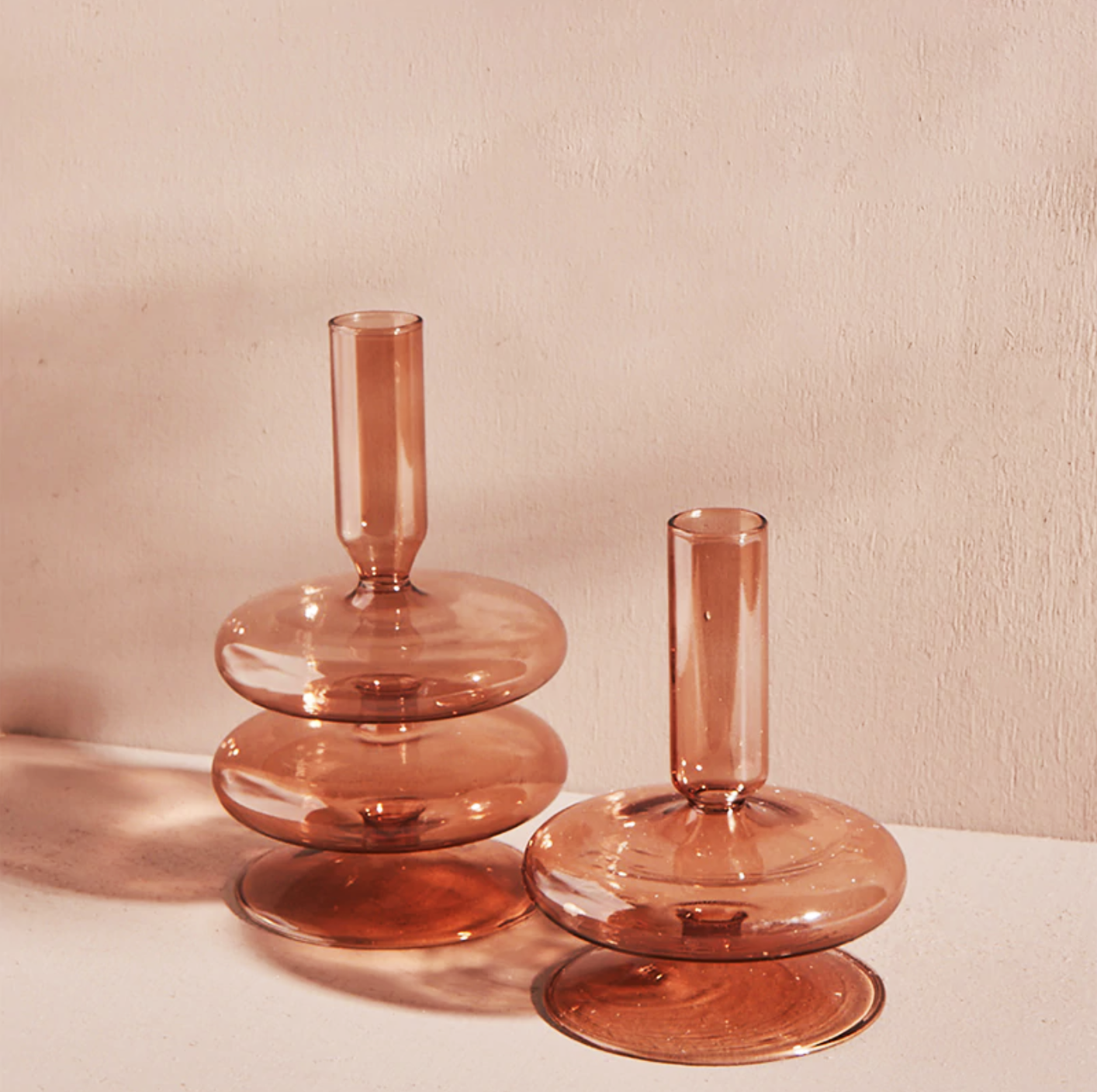 Trampoline Glass Candle Holders - Final Sale