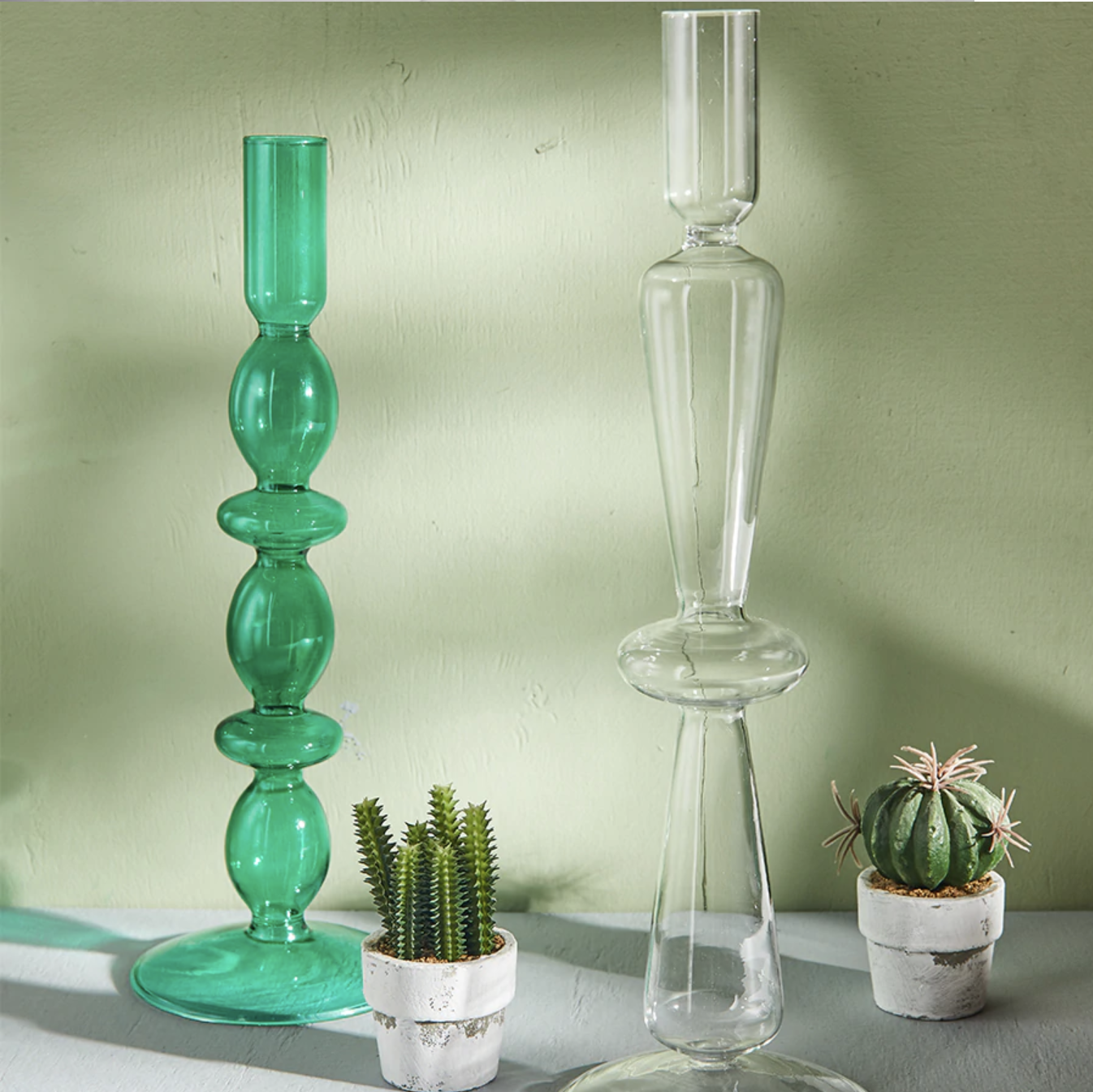 Trampoline Glass Candle Holders - Final Sale