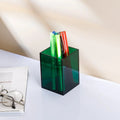 Transparent Color Acrylic Pen Holder