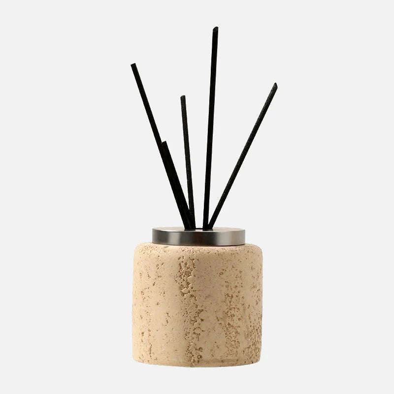Travertine Cave Stone Bathroom Accessories Small Incense Holder