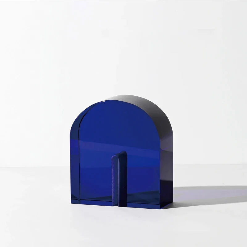 Triumph Non-Skid Bookends Blue Arch Short