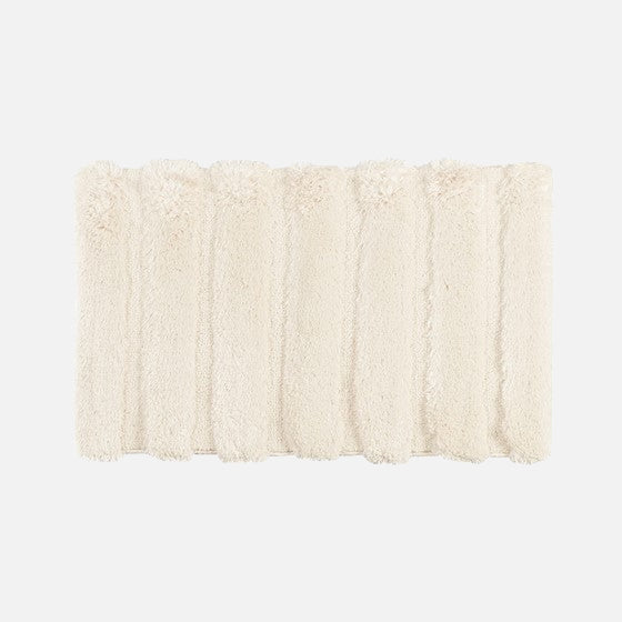 Tufted Pearl Channel Rug 21x34" Wheat