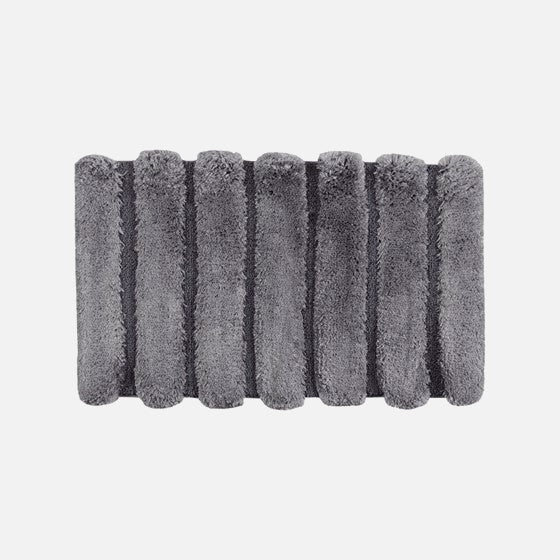 Tufted Pearl Channel Rug 21x34" Grey