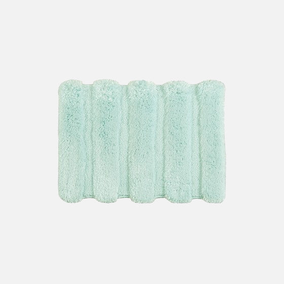 Tufted Pearl Channel Rug 17x24" Seafoam