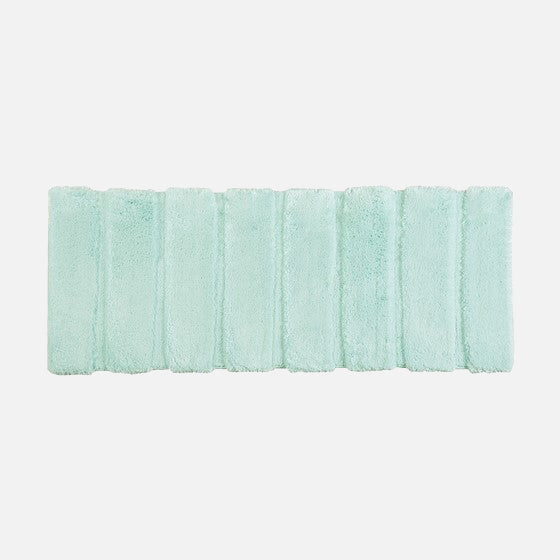 Tufted Pearl Channel Rug 24x58" Seafoam