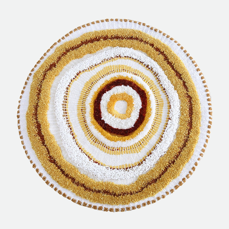 Tunis Organic Wool 3D Round Rug