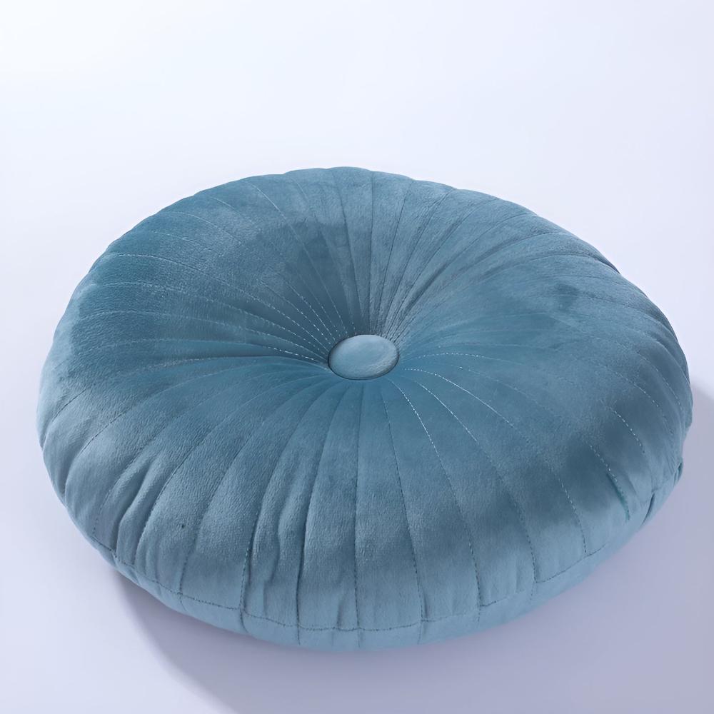 Pumpkin Plush Cushion Turquoise